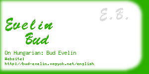 evelin bud business card